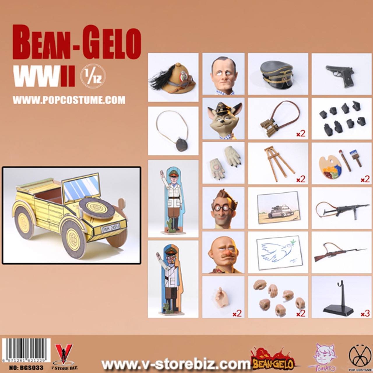 Costume BGS-033 1/12 Set of 3