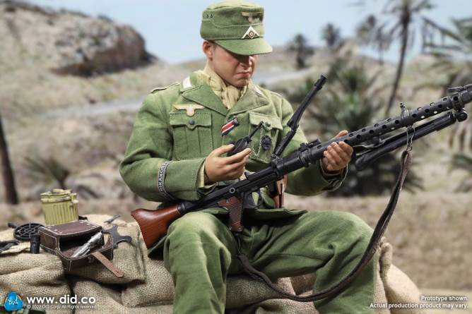 MG34 Machine Gun Kit 1/6