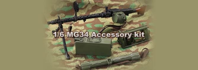 MG34 Machine Gun Kit 1/6