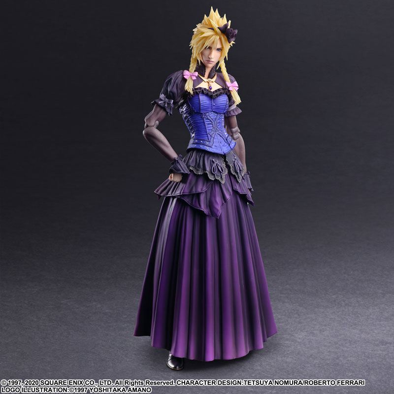 Final Fantasy VII Remake PLAY ARTS Kai Cloud Strife -Dress Ver.-