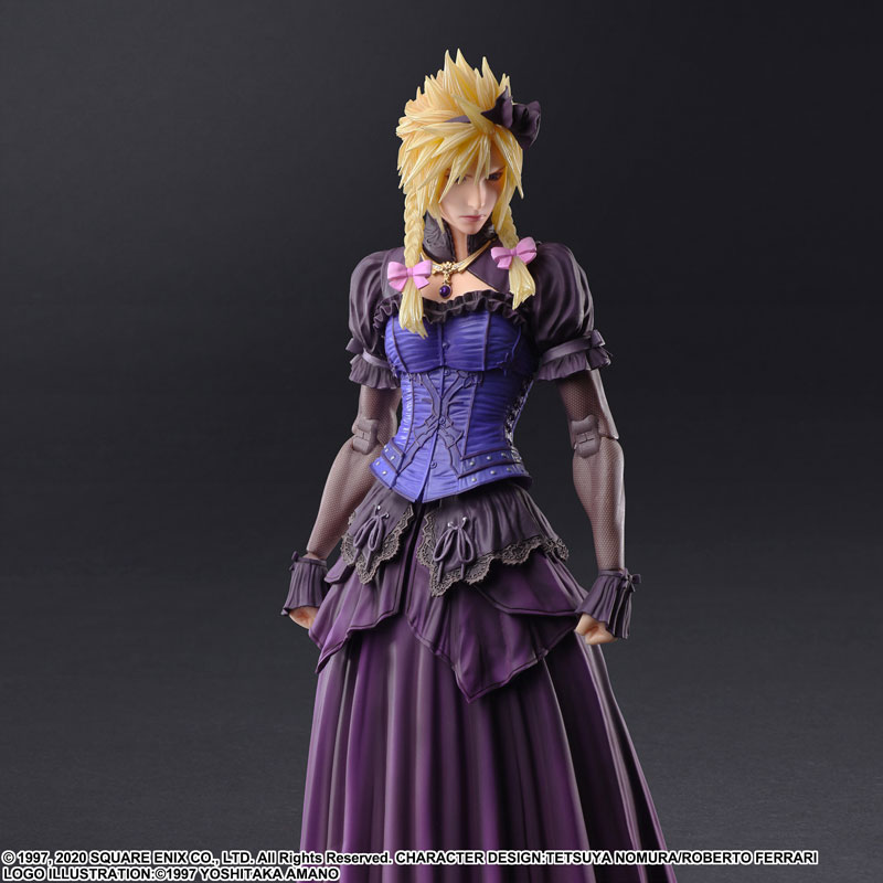 Final Fantasy VII Remake PLAY ARTS Kai Cloud Strife -Dress Ver.-