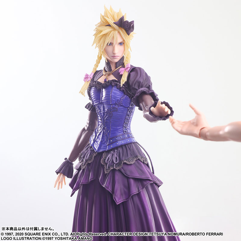 Final Fantasy VII Remake PLAY ARTS Kai Cloud Strife -Dress Ver.-