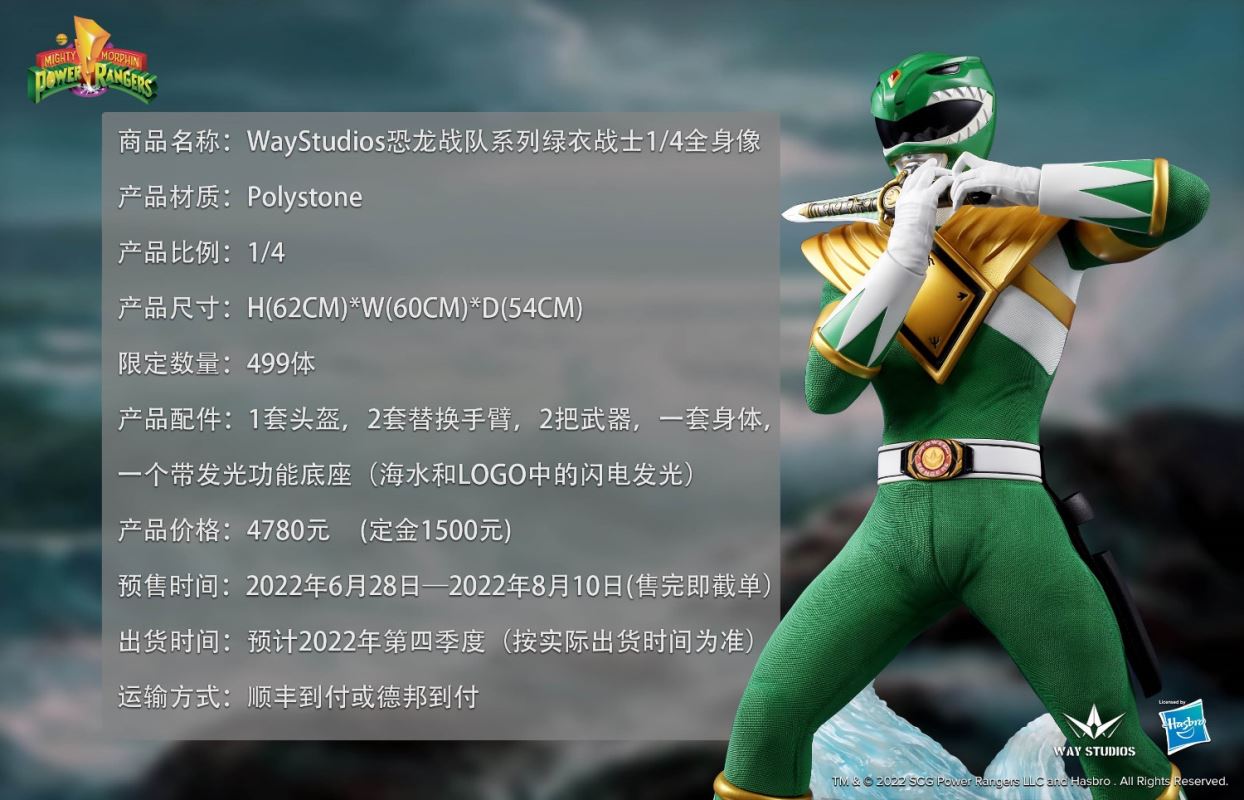 Dinosaurs Series - Green Warrior 1/4