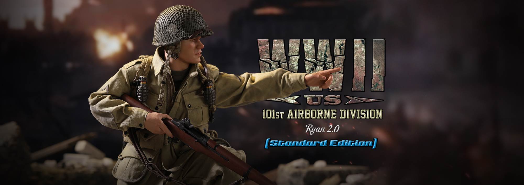 WWII US 101st Airborne Division First Class Ryan 2.0