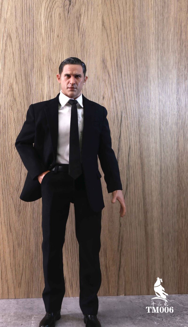 European and American Tough Guy Head Sculpture 1/6