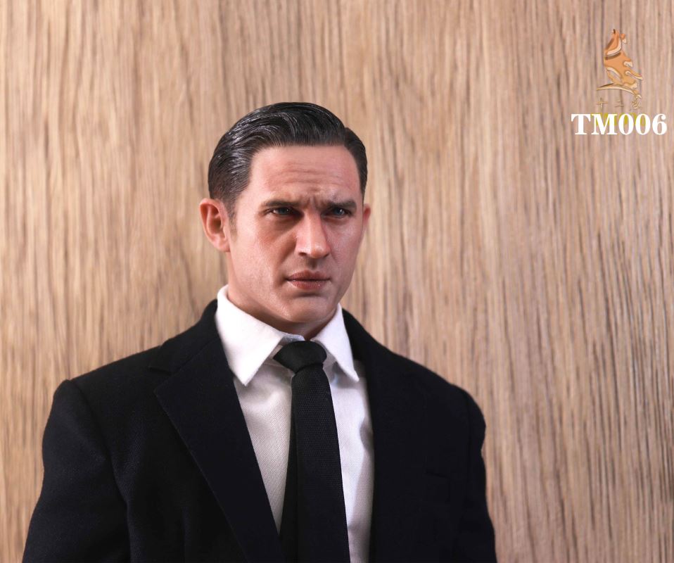 European and American Tough Guy Head Sculpture 1/6