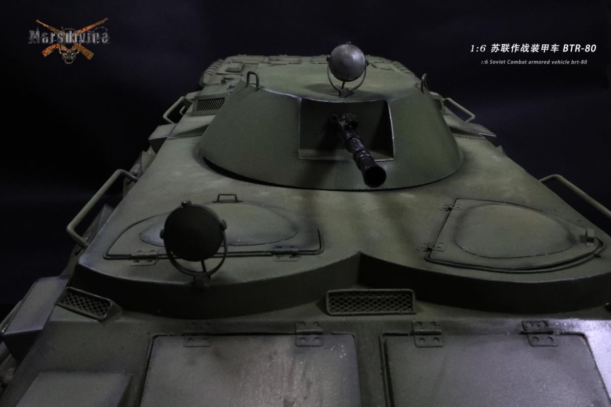 Russian Army All-Metal BTR-80 Armored Vehicle 1/6