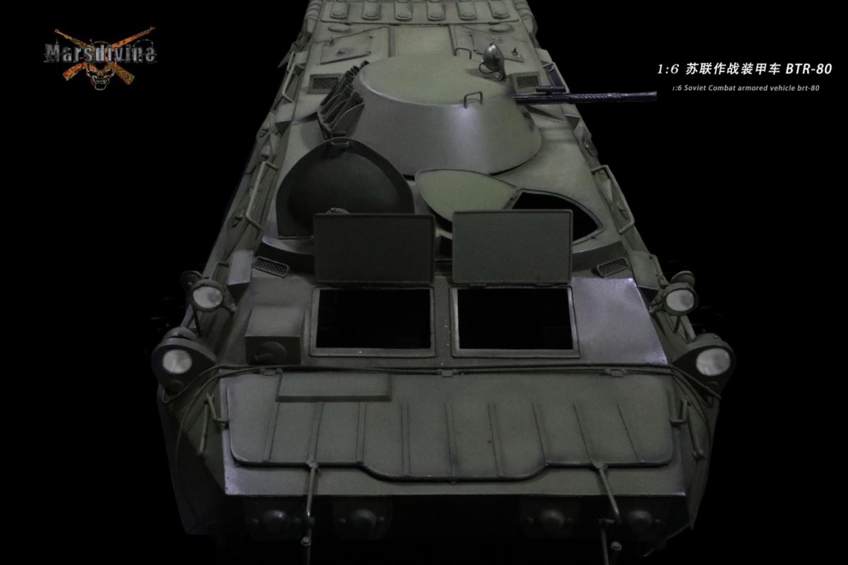 Russian Army All-Metal BTR-80 Armored Vehicle 1/6