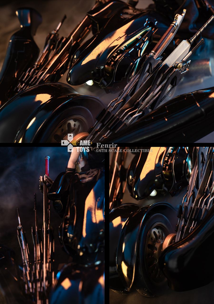 Cloud Strife Advent Children Ver & Fenrir [DX version]