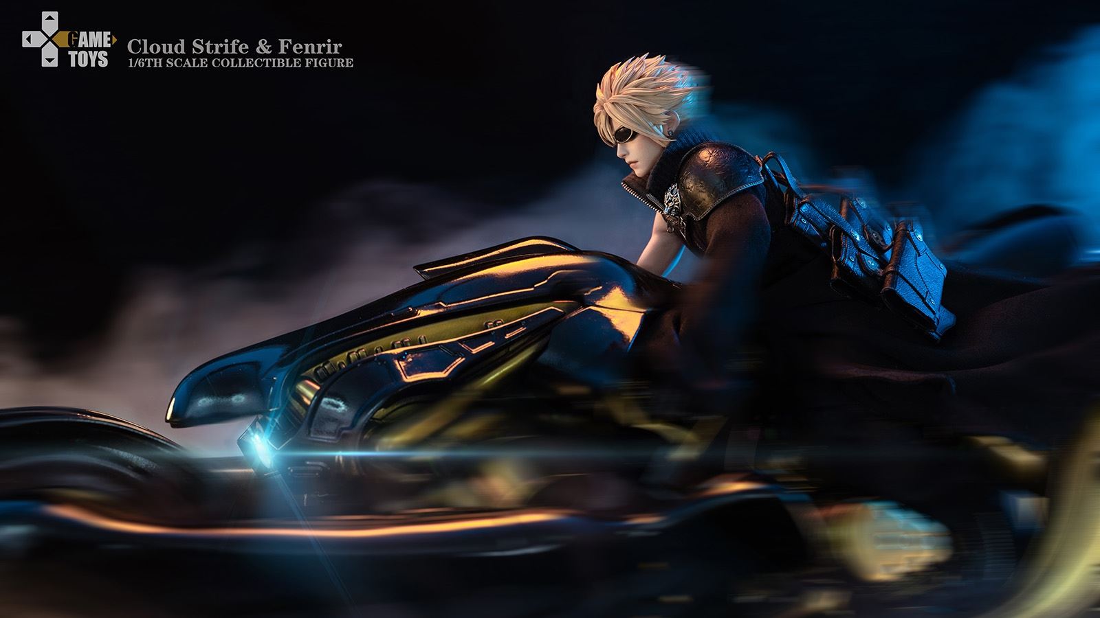 Cloud Strife Advent Children Ver & Fenrir [DX version]