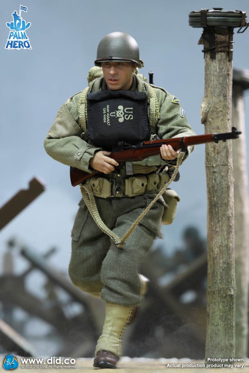 Pocket Hero Series WWII US Ranger 3rd Capazzo 1/12