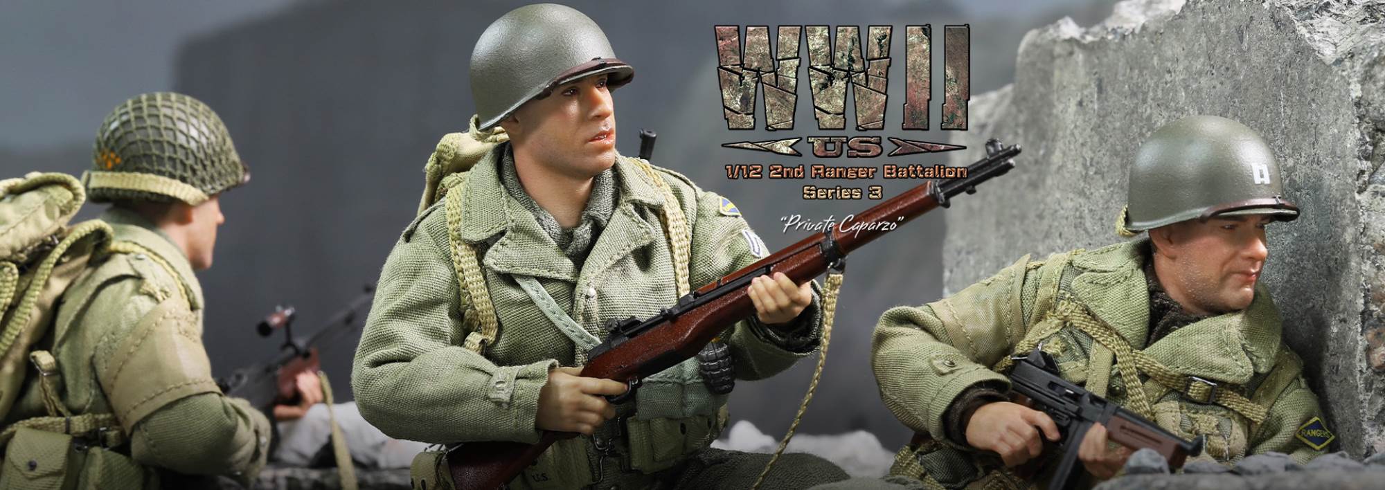 Pocket Hero Series WWII US Ranger 3rd Capazzo 1/12