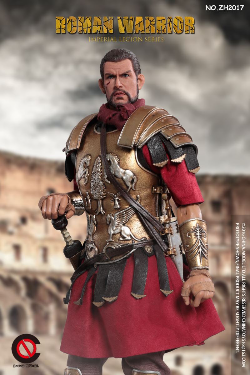 Black Gold Roman General/Roman Warrior/Arden Horse 1/6