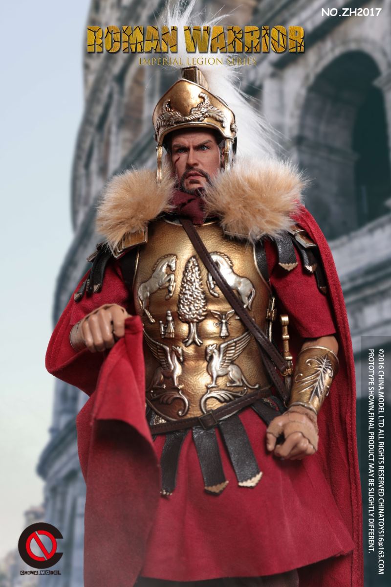 Black Gold Roman General/Roman Warrior/Arden Horse 1/6