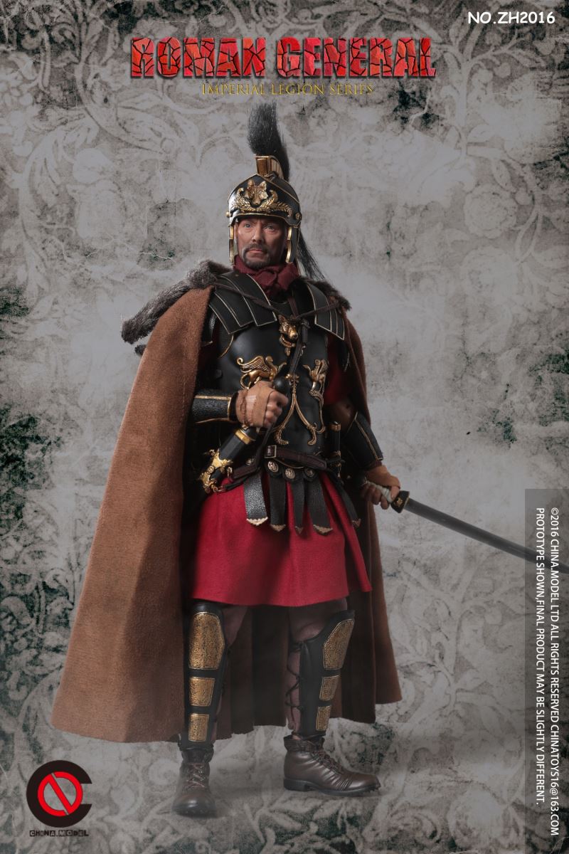 Black Gold Roman General/Roman Warrior/Arden Horse 1/6