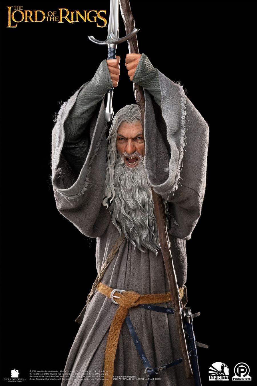 The Lord of the Rings: the epic statue of Gandalf the Gray