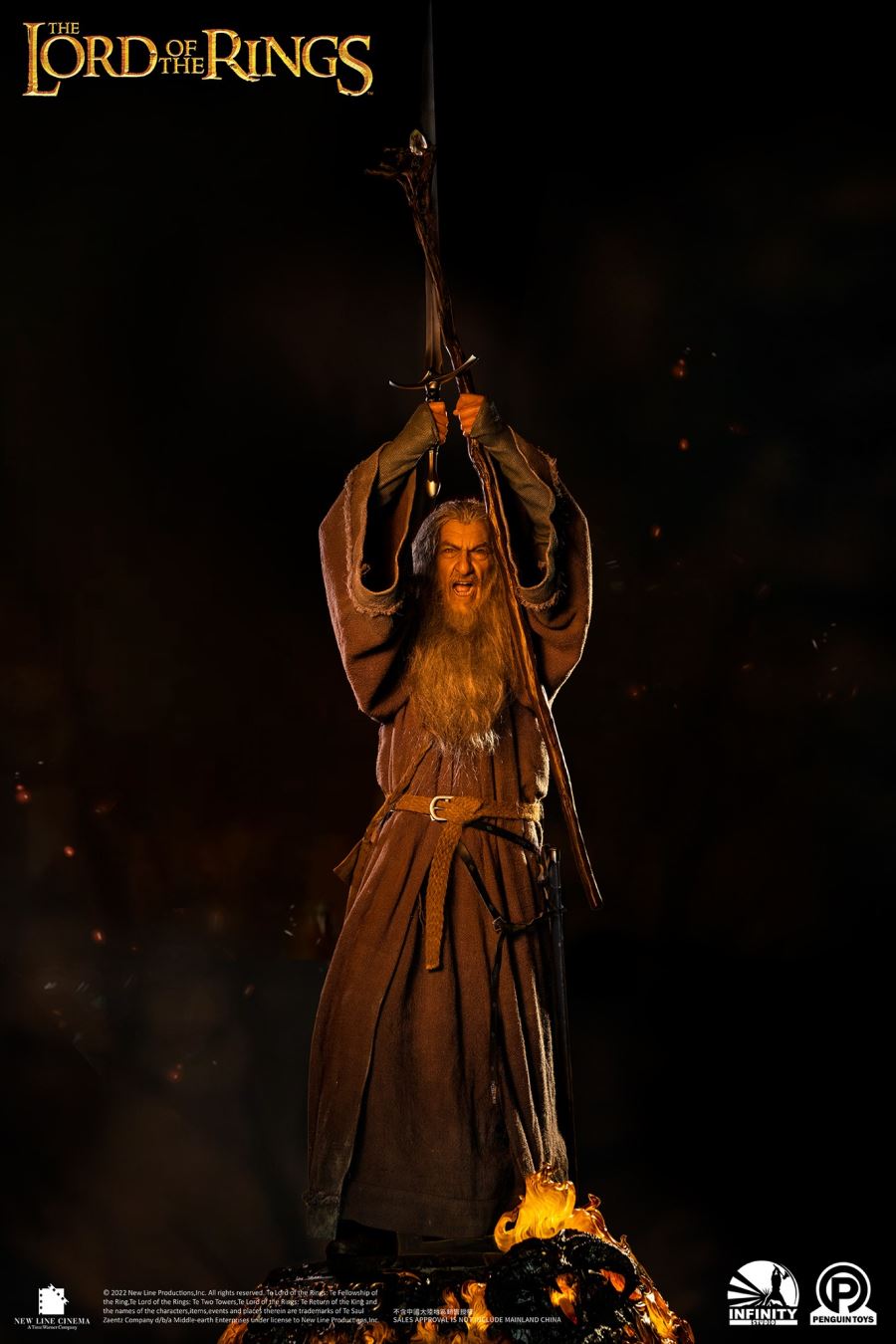 The Lord of the Rings: the epic statue of Gandalf the Gray