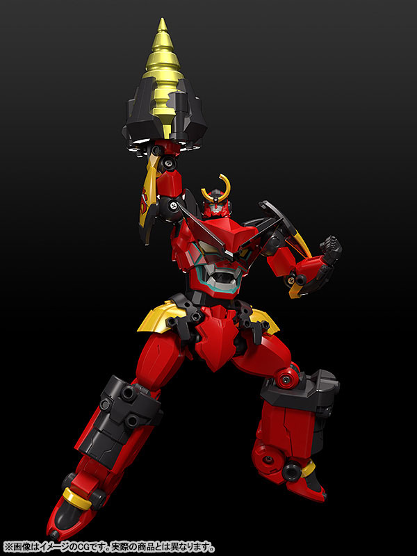 Gurren Lagann THE GATTAI Infinite Combining Gurren Dan Lagann Posable
