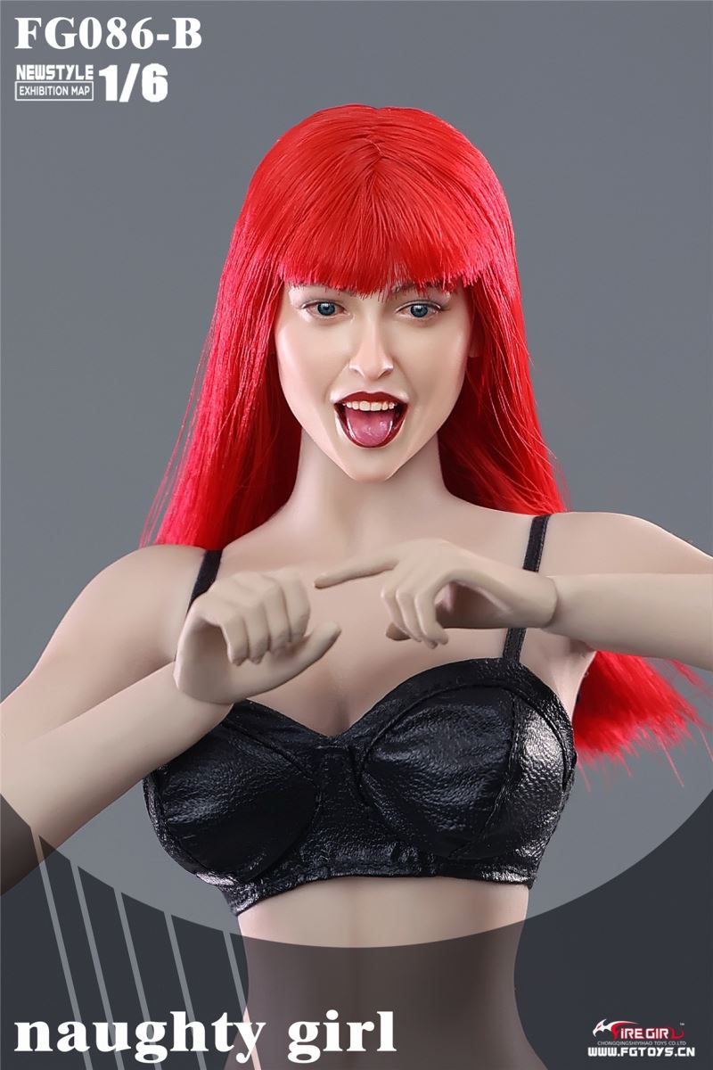 Head Carving Series Naughty Girl YOKI 1/6