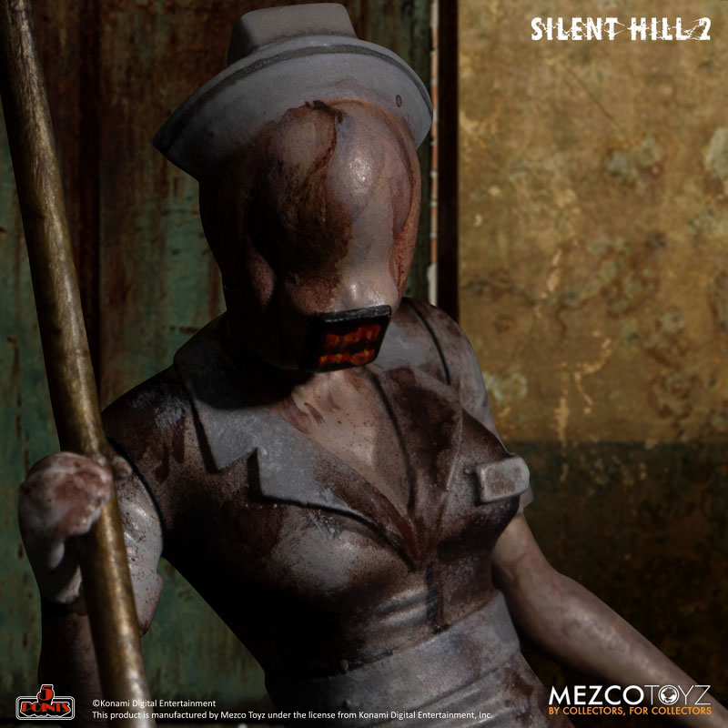5 Point Silent Hill 2 Red Pyramid Thing & Bubble Head Nurse 3.75 Inch Deluxe Set