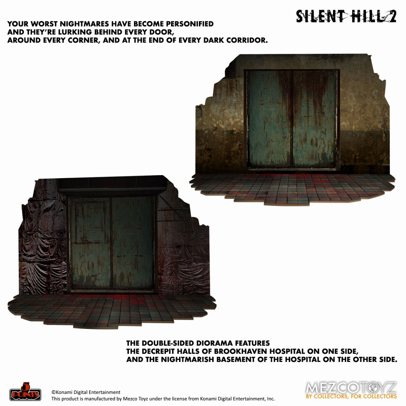 5 Point Silent Hill 2 Red Pyramid Thing & Bubble Head Nurse 3.75 Inch Deluxe Set