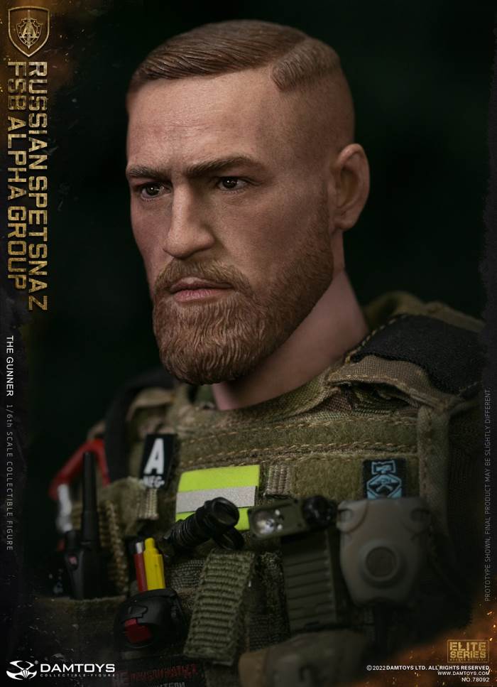 RUSSIAN SPETSNAZ FSB ALPHA GROUP GUNNER 1/6