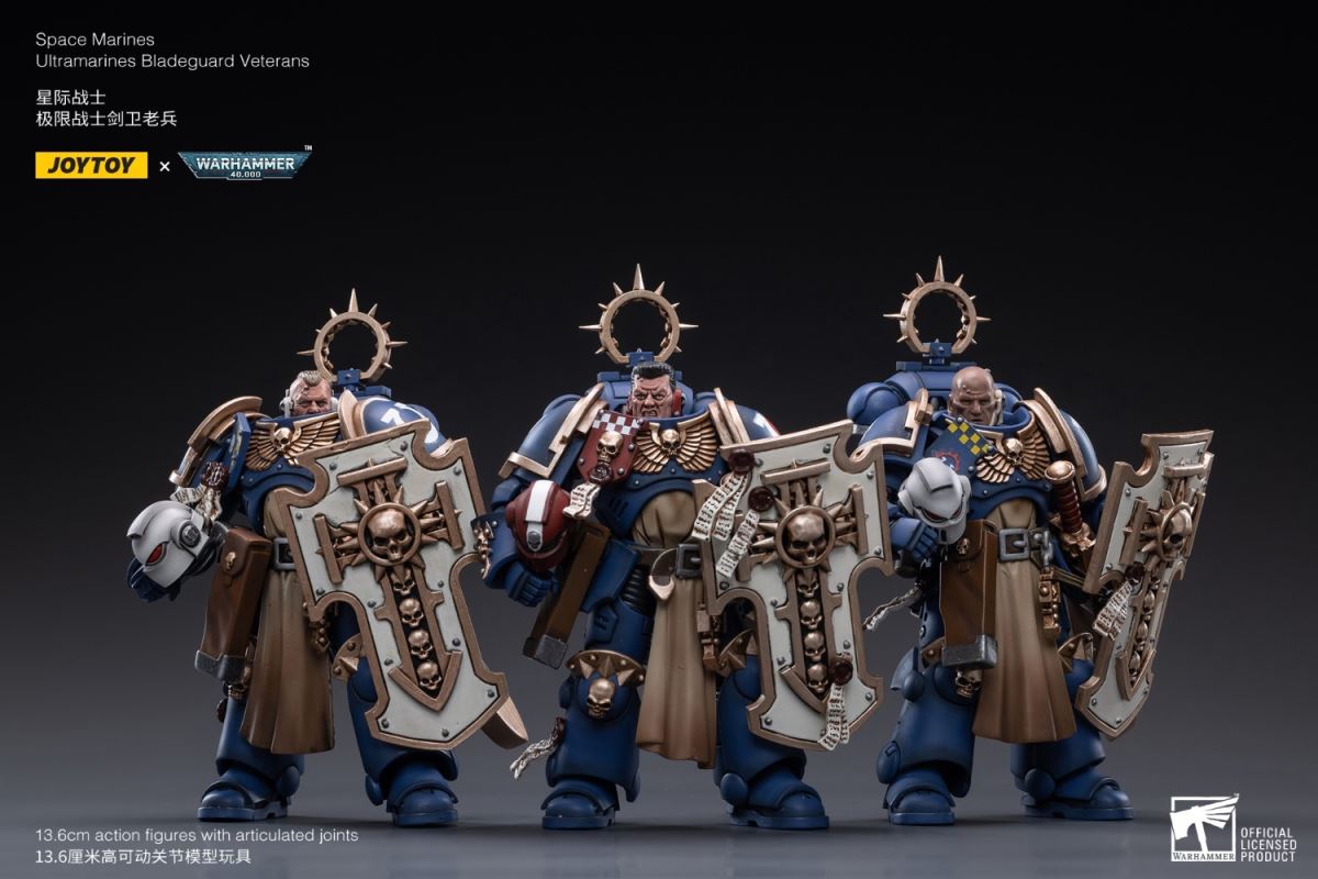 Space Marine - Ultramarine Sword Guard Veteran/Sergeant Prosimo Brothers 1/18