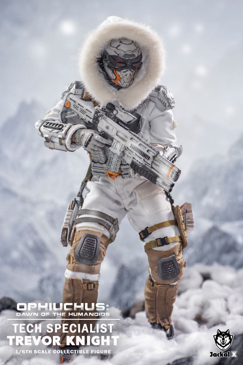 Future Sci-Fi Military- Tech Specialist Trevor Knights & Ally 1/6