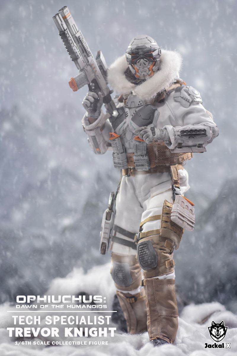 Future Sci-Fi Military- Tech Specialist Trevor Knights & Ally 1/6