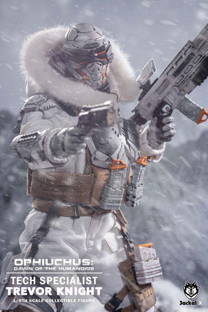 Future Sci-Fi Military- Tech Specialist Trevor Knights & Ally 1/6