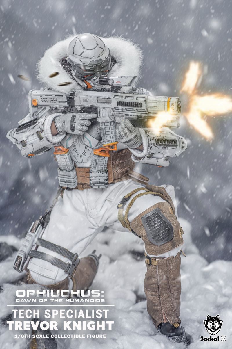 Future Sci-Fi Military- Tech Specialist Trevor Knights & Ally 1/6