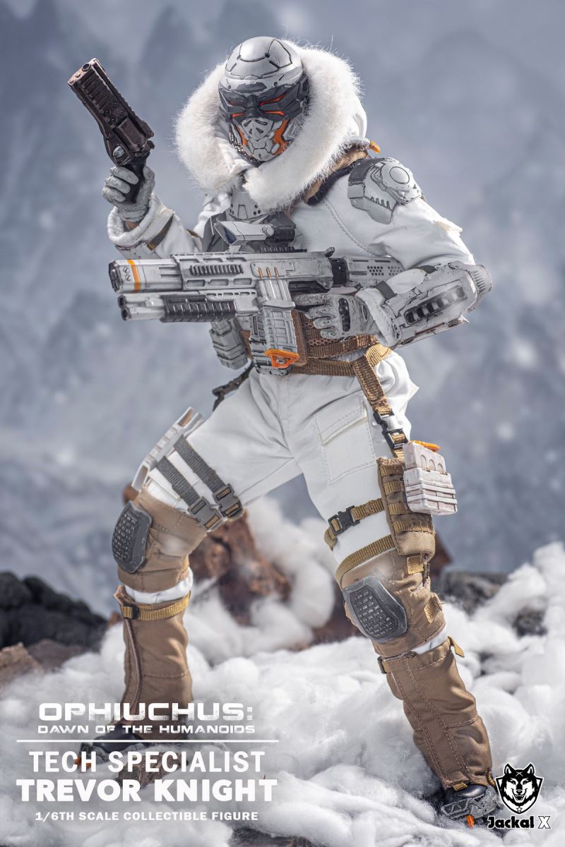Future Sci-Fi Military- Tech Specialist Trevor Knights & Ally 1/6