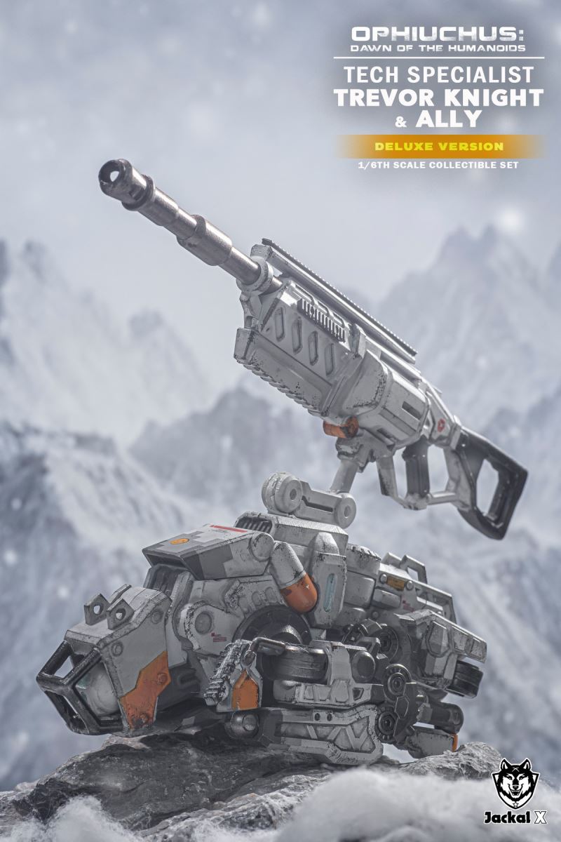 Future Sci-Fi Military- Tech Specialist Trevor Knights & Ally 1/6