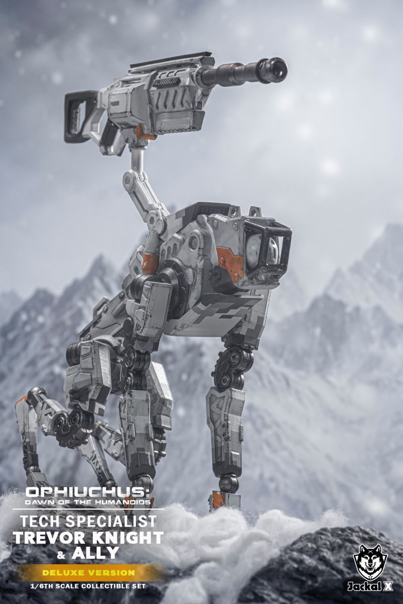 Future Sci-Fi Military- Tech Specialist Trevor Knights & Ally 1/6