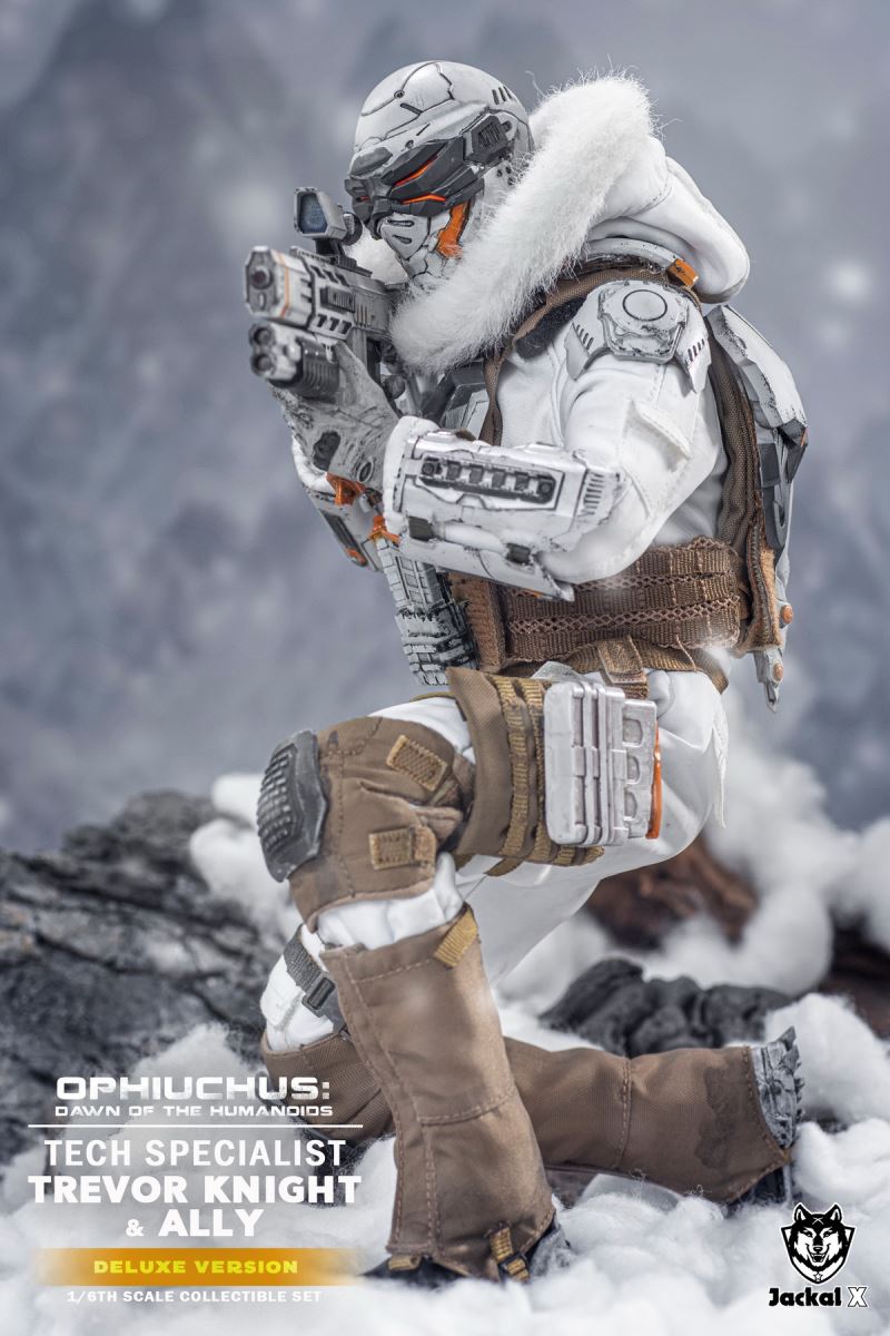 Future Sci-Fi Military- Tech Specialist Trevor Knights & Ally 1/6