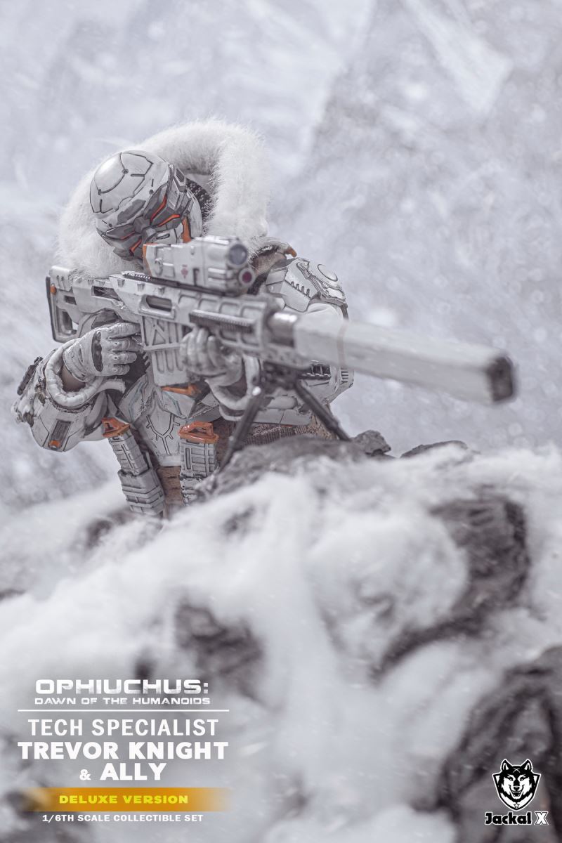 Future Sci-Fi Military- Tech Specialist Trevor Knights & Ally 1/6