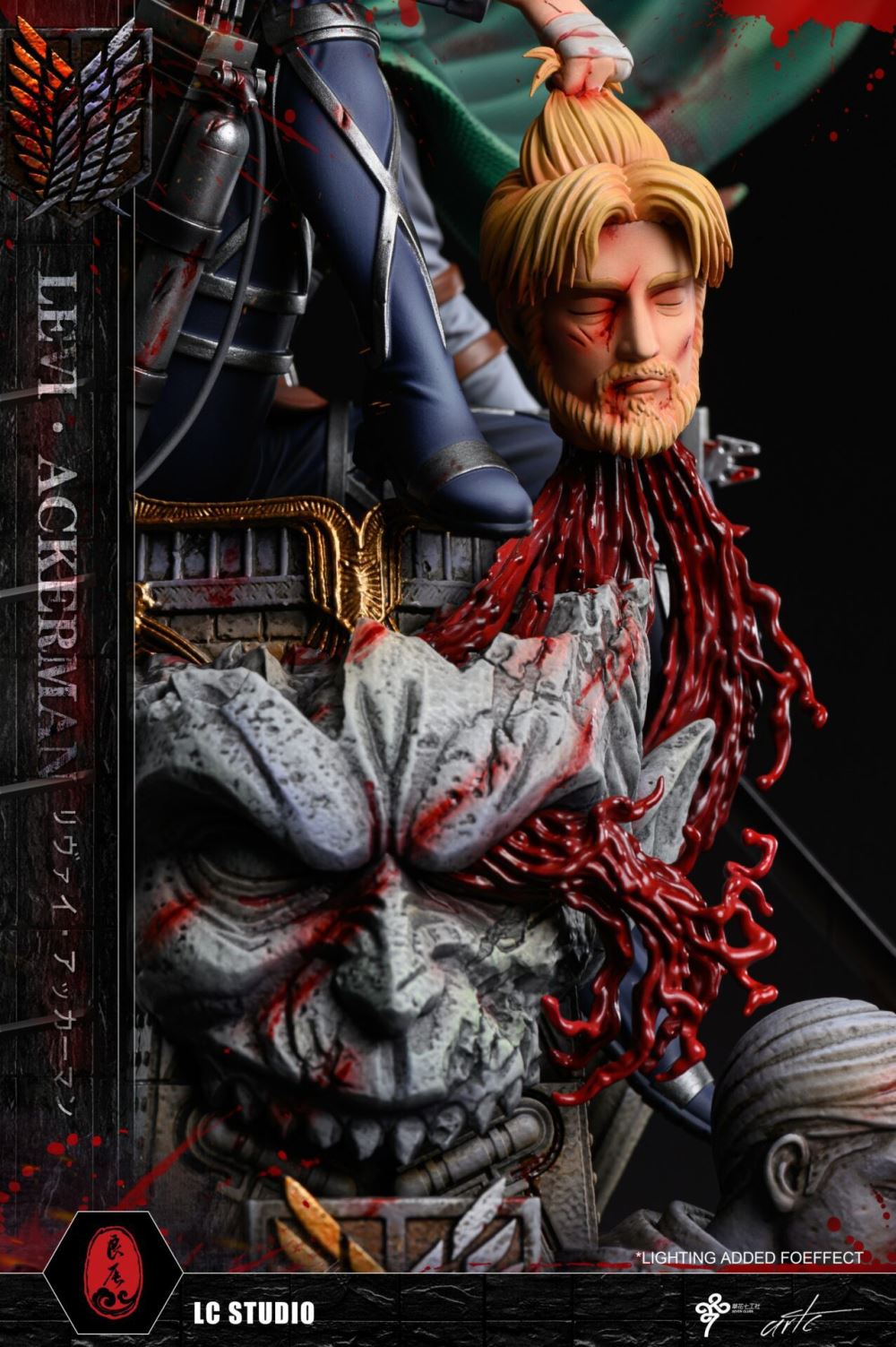 Seriously Injured Squad Captain Levi Ackerman - Attack On Titan