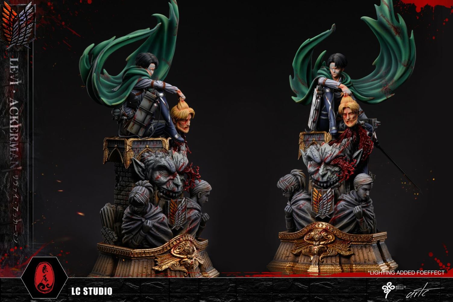 Seriously Injured Squad Captain Levi Ackerman - Attack On Titan