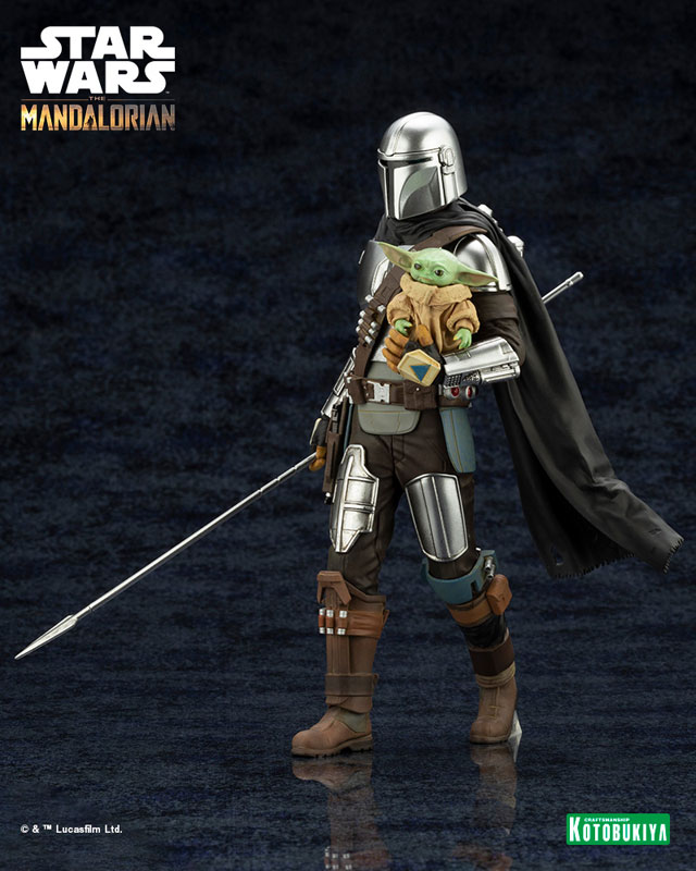 ARTFX+ Mandalorian Mandalorian & Grogu with Beskar Spear 1/10
