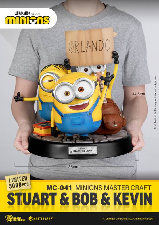 Minions Extreme Craftsman Series Stewart & Bob & Kevin
