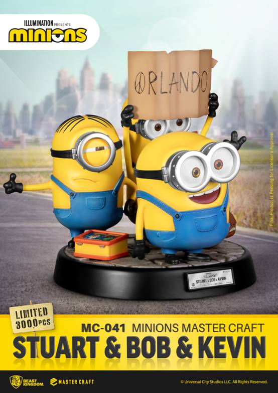 Minions Extreme Craftsman Series Stewart & Bob & Kevin