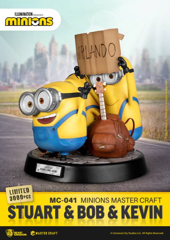 Minions Extreme Craftsman Series Stewart & Bob & Kevin