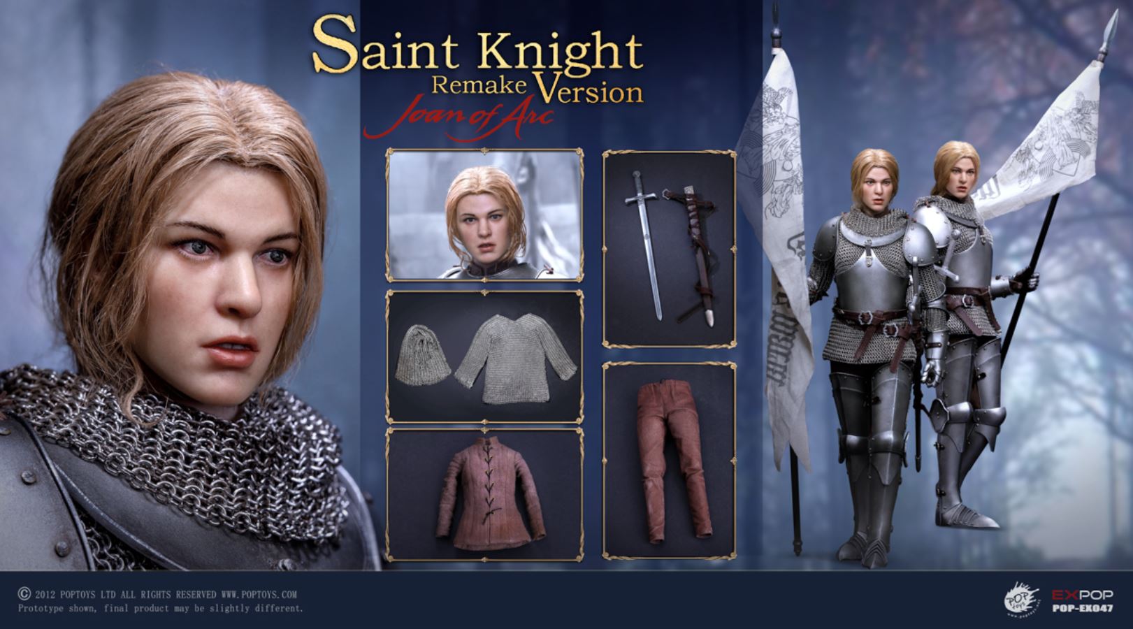 Joan of Arc 2.0 Commemorative Edition [2.5mm Handmade Chain Mail] 1/6
