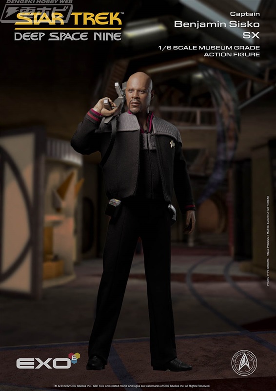 Hyper Realistic Action Figure Star Trek Deep Space Nine (DS9) Benjamin Cisco EX ver