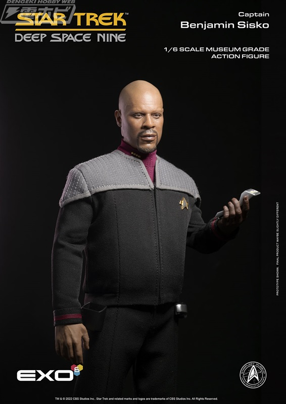 Hyper Realistic Action Figure Star Trek Deep Space Nine (DS9) Benjamin Cisco EX ver