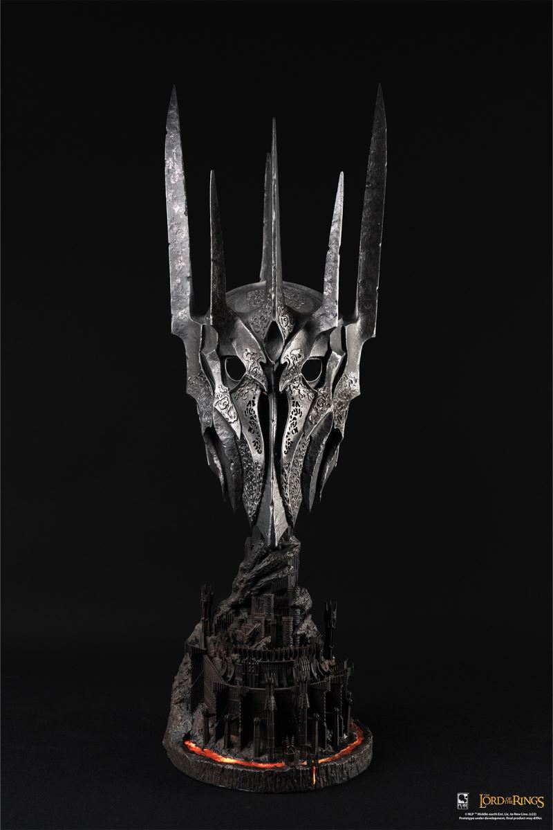 Lord of the Rings - Dark Lord Sauron/Sauron Helmet/Crown Statue 