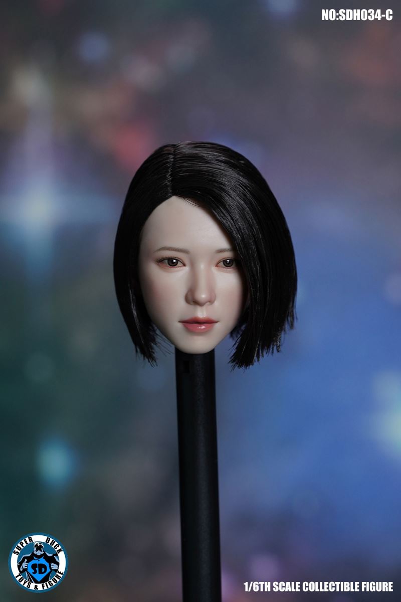 Female Head Sculpture - ABC Three Styles 1/6