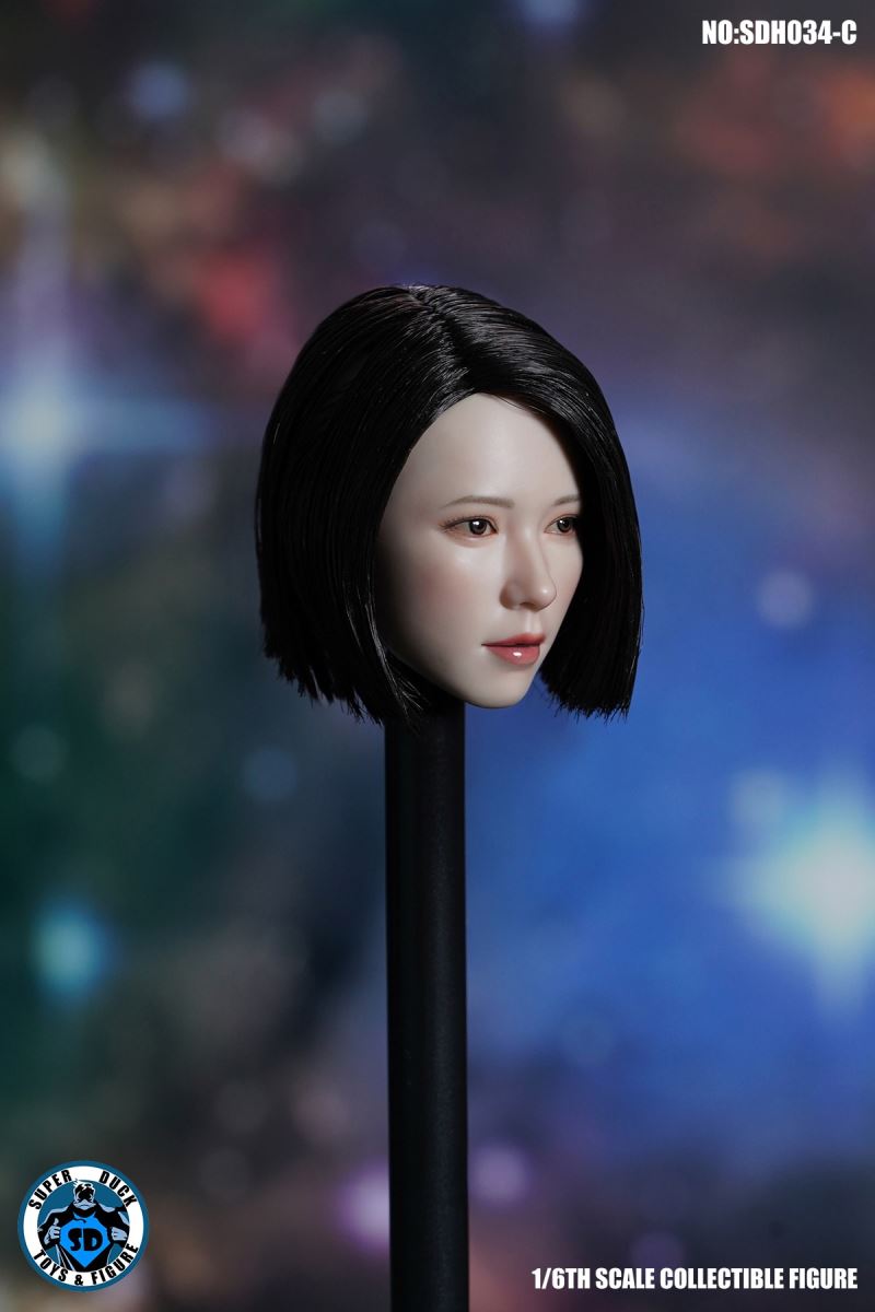 Female Head Sculpture - ABC Three Styles 1/6