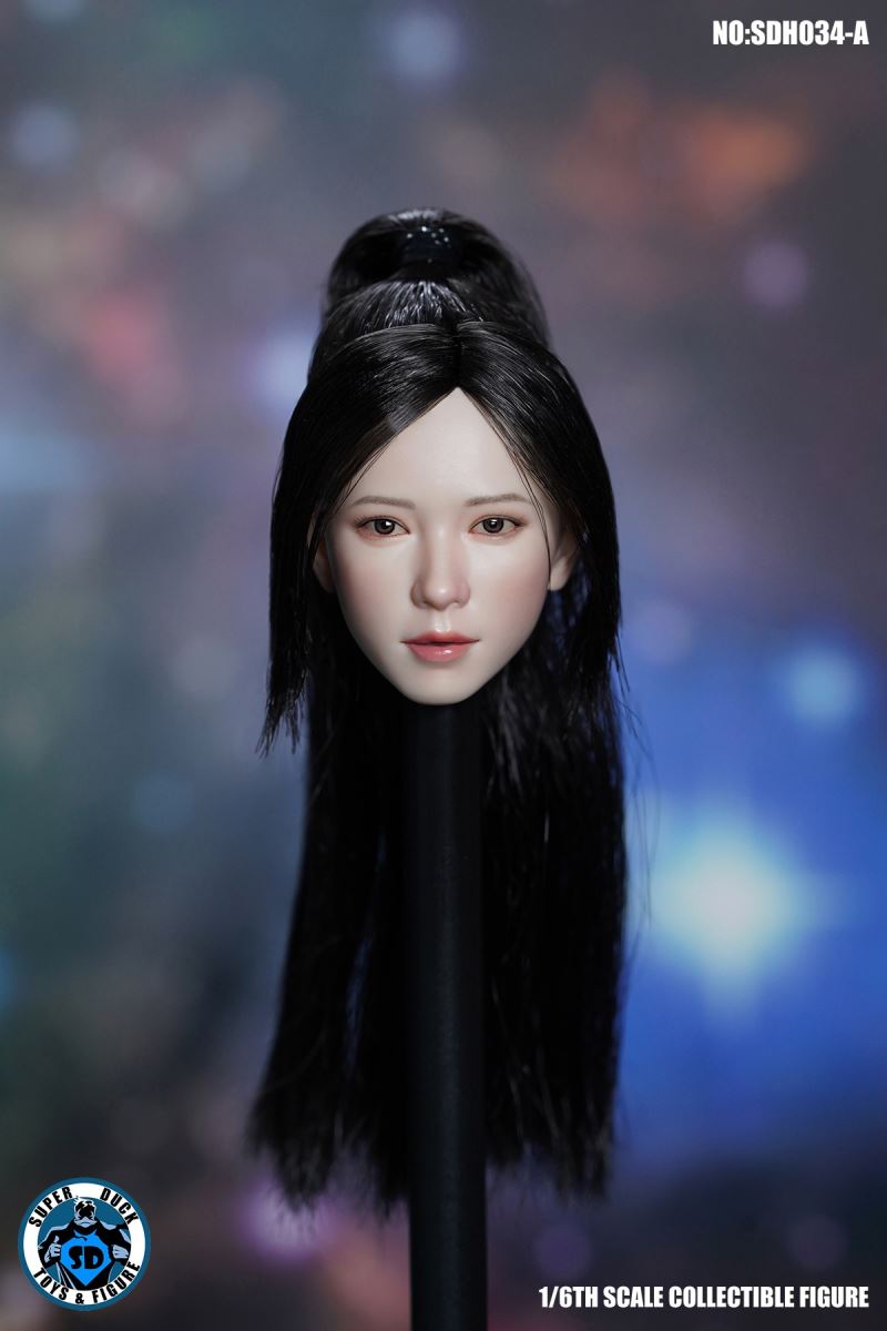 Female Head Sculpture - ABC Three Styles 1/6