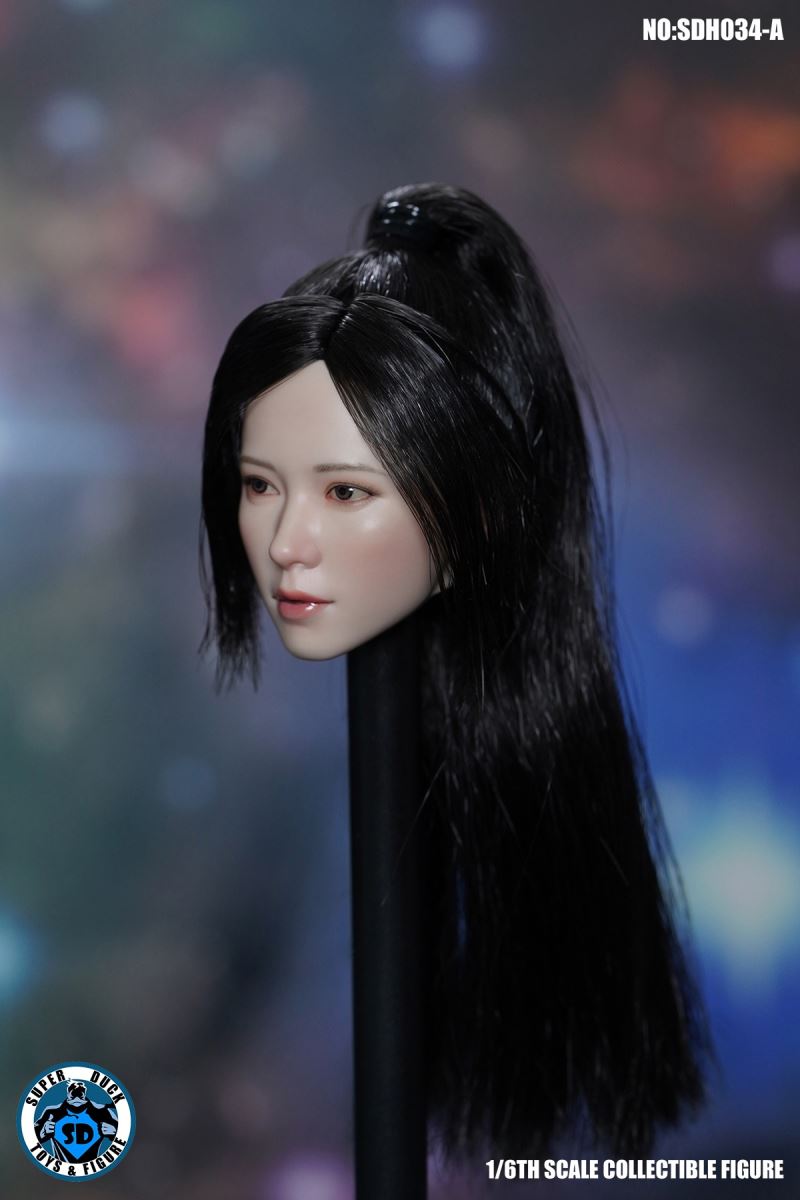 Female Head Sculpture - ABC Three Styles 1/6